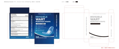Invisible Wart Remover Strips 포장