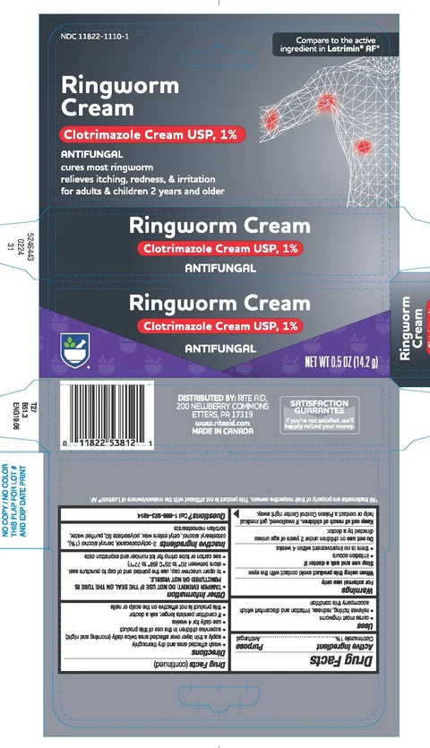 Rite Aid antifungal ringworm packaging