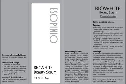 BIOWHITE BEAUTY SERUM 포장
