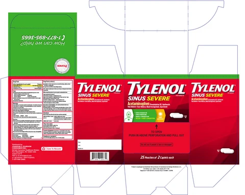 Tylenol Sinus Severe 포장