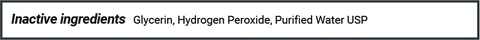 Inactive ingredients