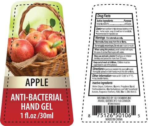 Apple Anti Bacterial Hand Sanitizer 포장
