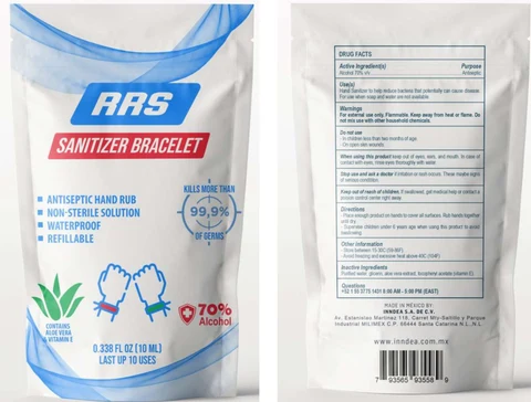 Hand Sanitizer packaging