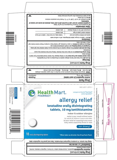 HealthMart Loratadine ODT packaging