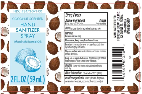 Coconut Scented Hand Sanitizer 포장