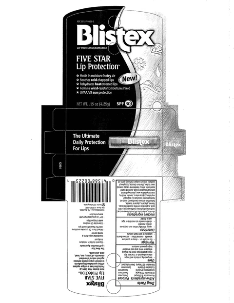 Blistex FIVE STAR 포장