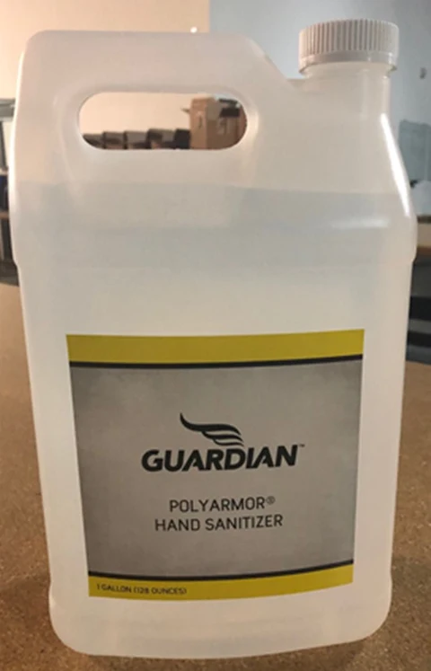 Hand Sanitizer packaging