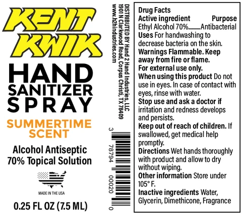 KentKwik Hand Sanitizer Summertime 포장