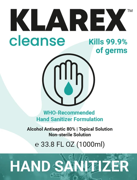 Klarex Cleansetm 포장