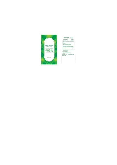 Hand Sanitizer (Rinse-free) packaging
