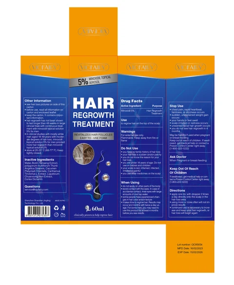 HAIR GROWTH FOAM packaging