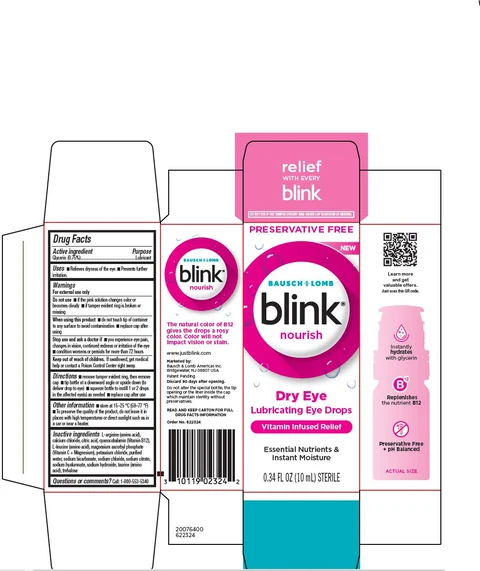 Blink Nourish Dry Eye 포장
