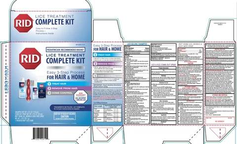 RID Lice Treatment Complete Kit 포장