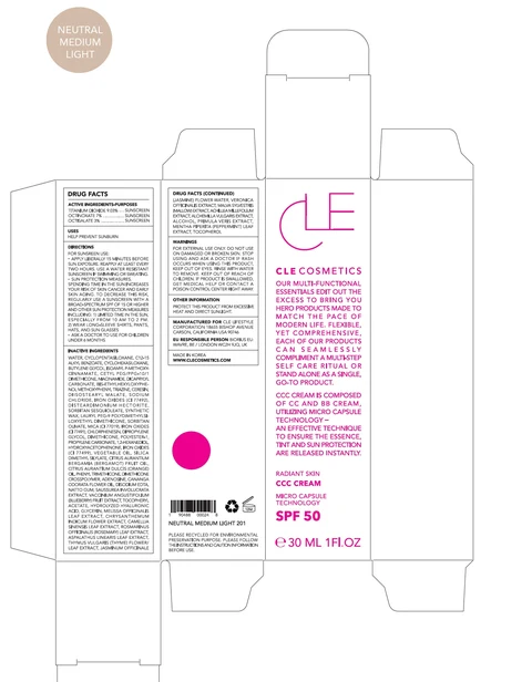 CLE CCC Neutral Medium Light packaging