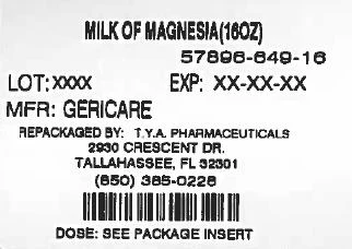 MILK OF MAGNESIA ORIGINAL 포장