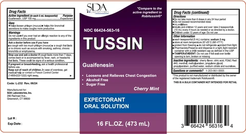 SDA Laboratories Tussin 포장