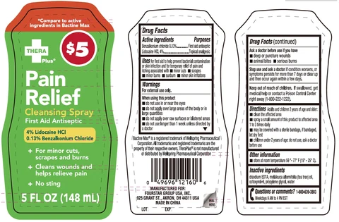 Thera Plus Pain Relief Cleansing packaging