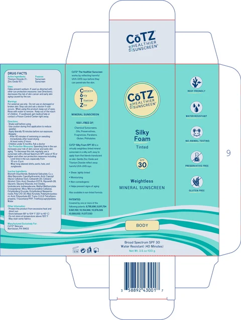 CoTZ Silky Foam - Tinted 포장