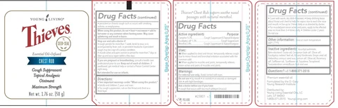 Thieves Essential Oil-Infused Chest Rub packaging