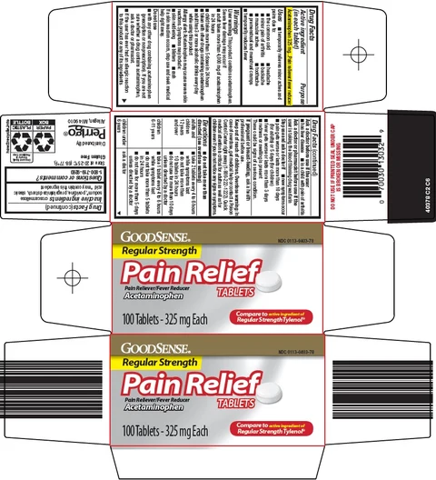 good sense pain relief packaging