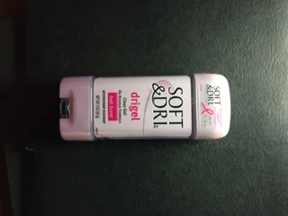Soft and Dri drigel 포장