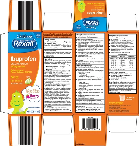 Rexall Ibuprofen packaging