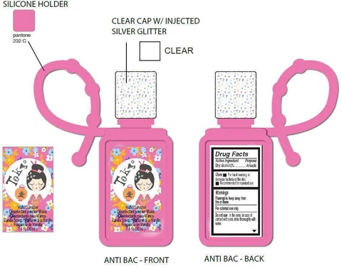 Tokyo Hand Sanitizer Vanilla Scent packaging