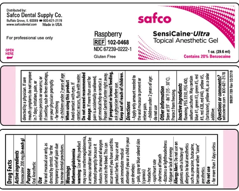 Safco Sensicaine Ultra Topical Anesthetic Gel 포장