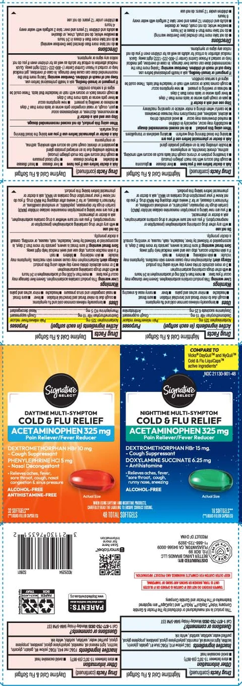 Daytime Nighttime Cold Flu Relief 포장