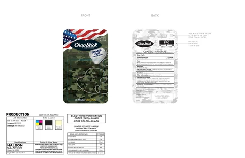 ChapStick Classic Original Military 포장