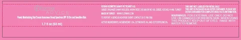 flormar ADVICE Skin Geometry Purely Moisturizing Day Sunscreen Broad Spectrum SPF 15 Dry and Sensitive Skin packaging
