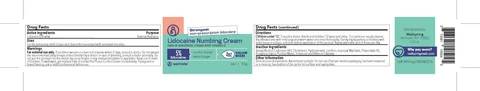 Lidocaine Numbing Cream packaging