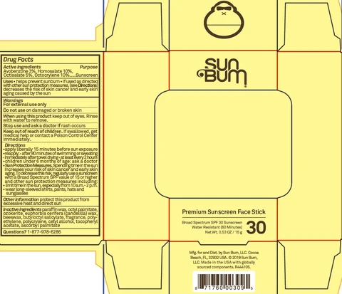 Sun Bum Premium Sunscreen Face SPF 30 포장