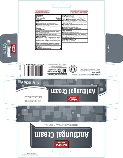 WinCo Foods Antifungal packaging