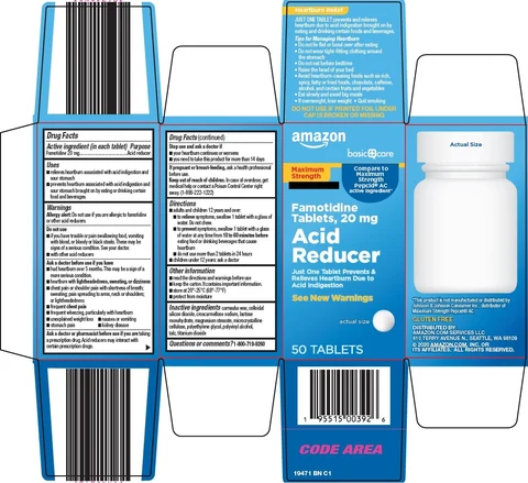 amazon basic care acid reducer packaging