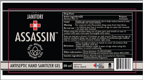 Assassin Hand Sanitizer 포장
