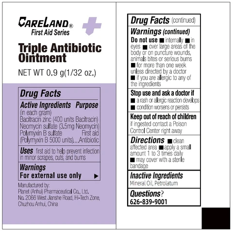 Careland Triple Antibiotic 포장