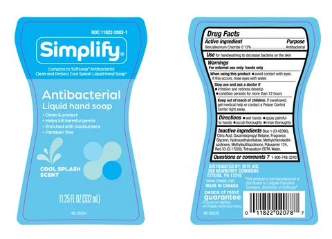 Simplify Clean and Protect Cool Splash LHS 포장