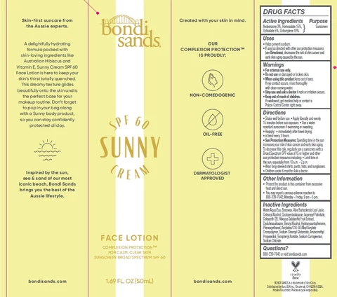 Bondi Sands SPF 60 Sunny Face 포장