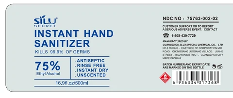 Updated 500mL label