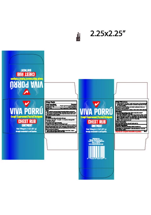 Viva Porru Chest Rub 포장