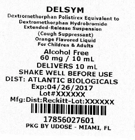 Delsym (Dextromethorphan) 포장