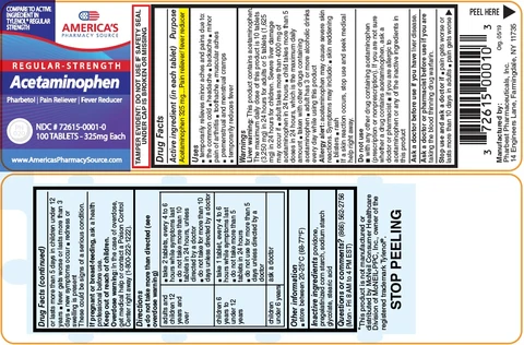 Acetaminophen 포장
