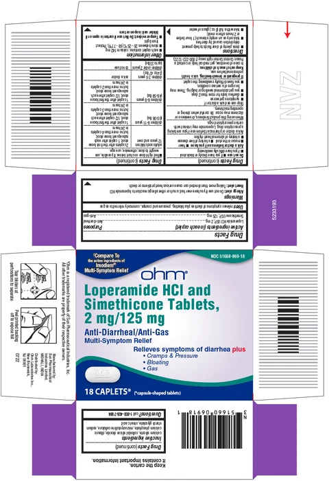 PRINCIPAL DISPLAY PANEL - 18 Caplet Blister Pack Carton
