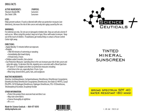 Tinted Mineral Sunscreen packaging