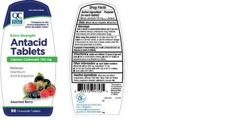 Quality Choice Extra Strength Antacid Assorted BerryExtra strength Assorted Berry Antacid 포장