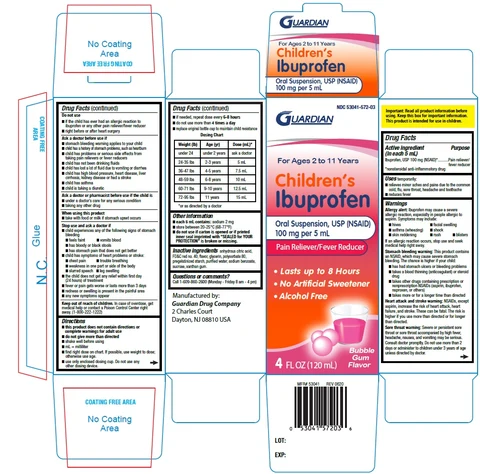 Childrens Ibuprofen bubblegum / Childrens Ibuprofen grape / Childrens Ibuprofen blue raspberry / Childrens Ibuprofen fruit packaging