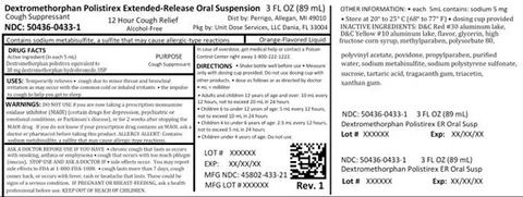 dextromethorphan polistirex extended release packaging