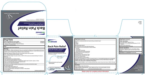 Unishield Back Pain Relief 포장