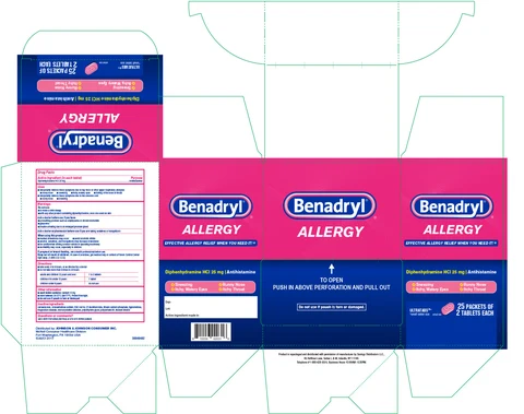 Benadryl Allergy Ultratab 포장